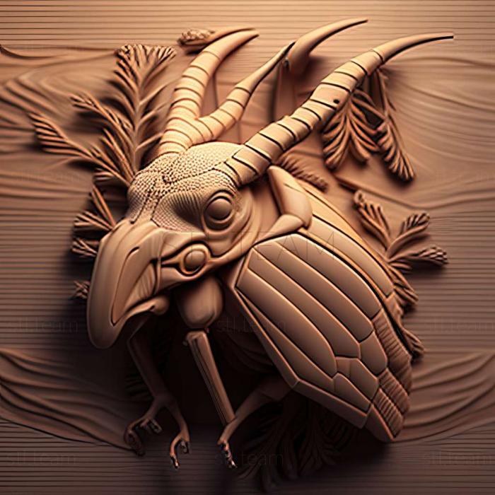 3D модель Lucanus mazama (STL)